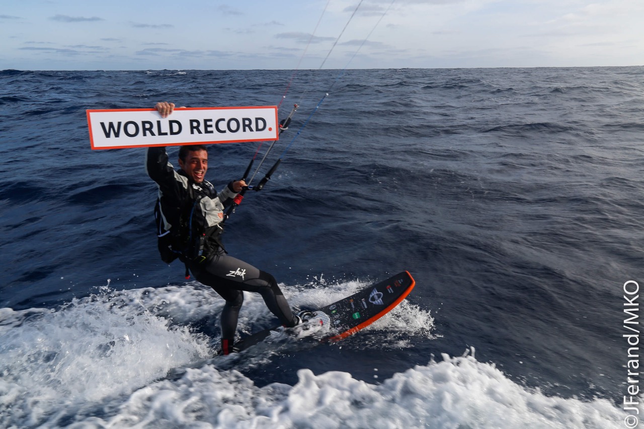Kite Surf World Record Holder